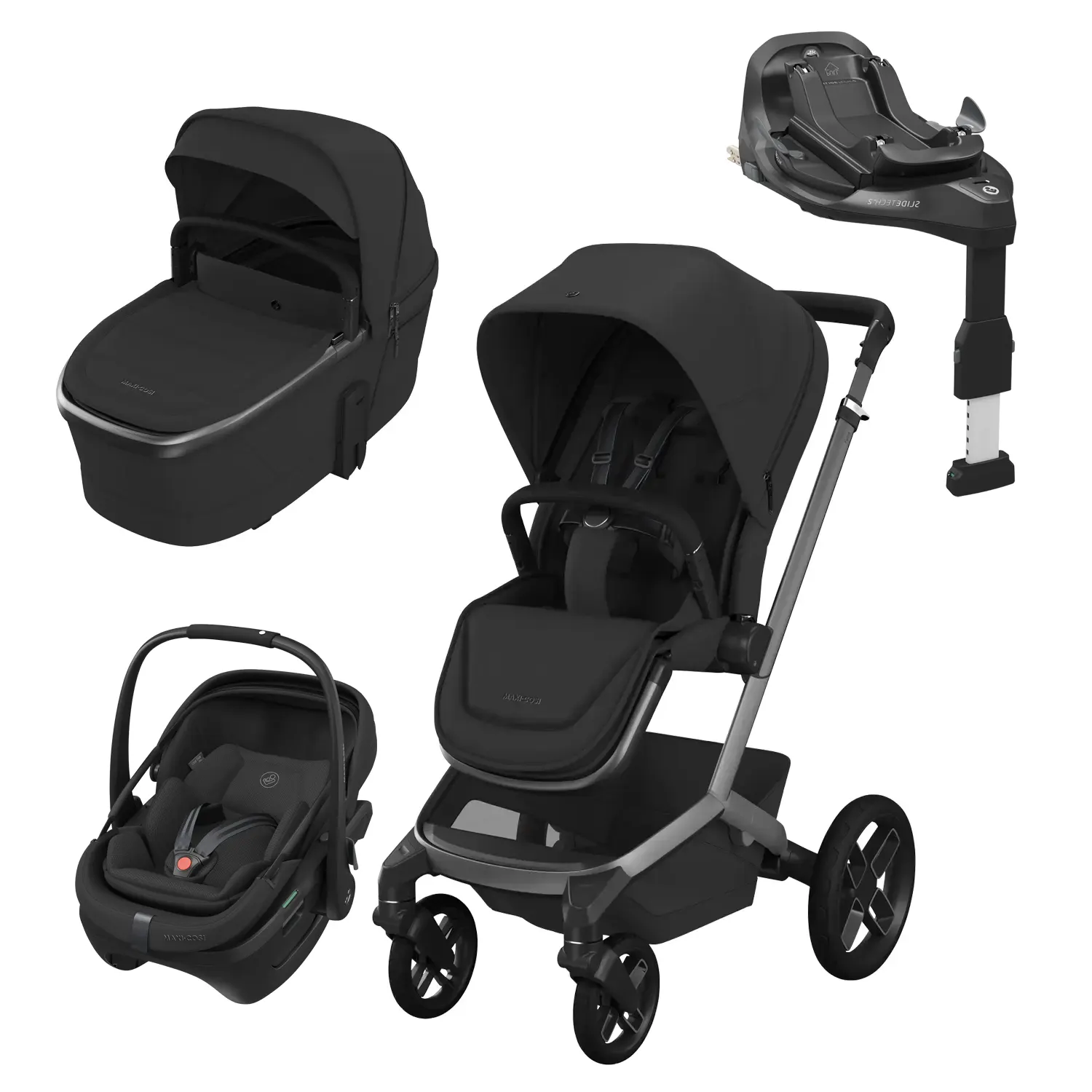 Maxi Cosi Fame + Coral Slide Pro 4-in-1 Set