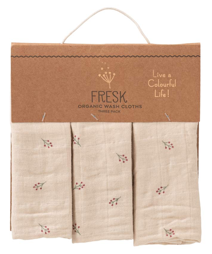 Fresk wash cloth set 3 pc
