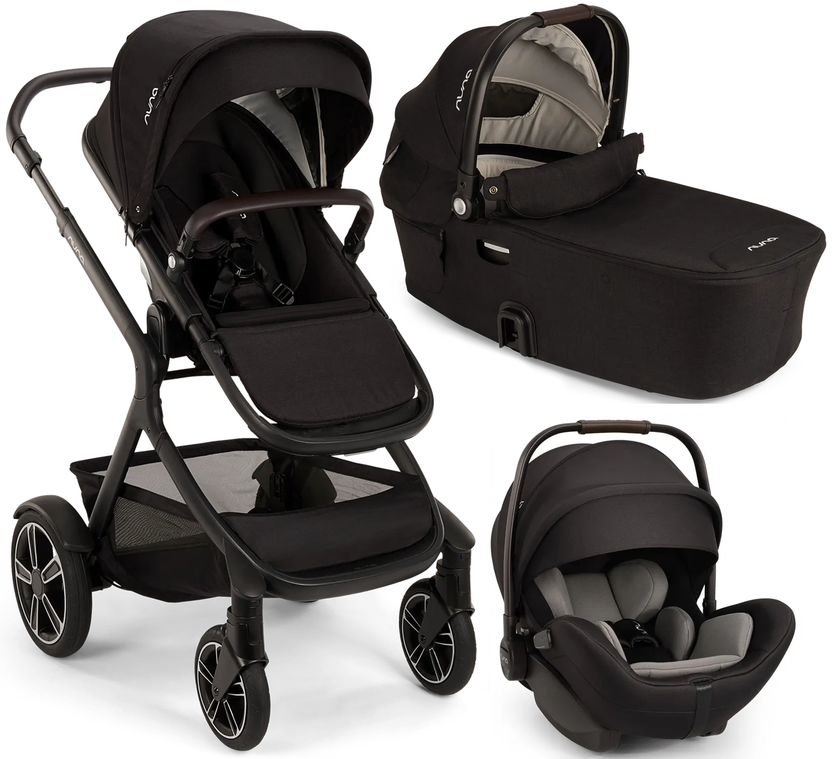 Nuna Demi next pram set black