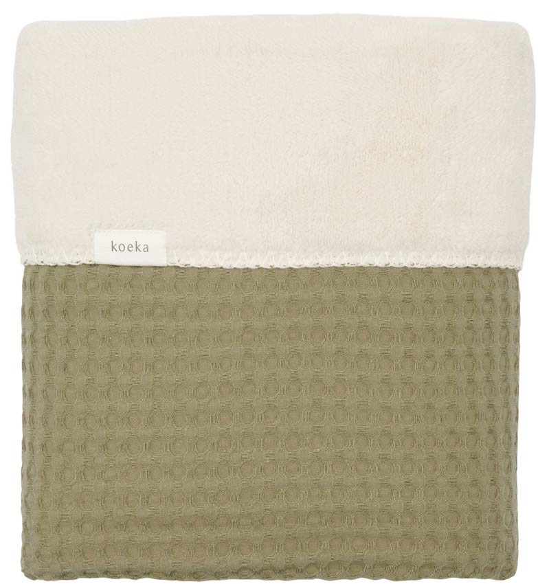 Koeka blanket waffle/teddy Oslo 140 x 200 cm