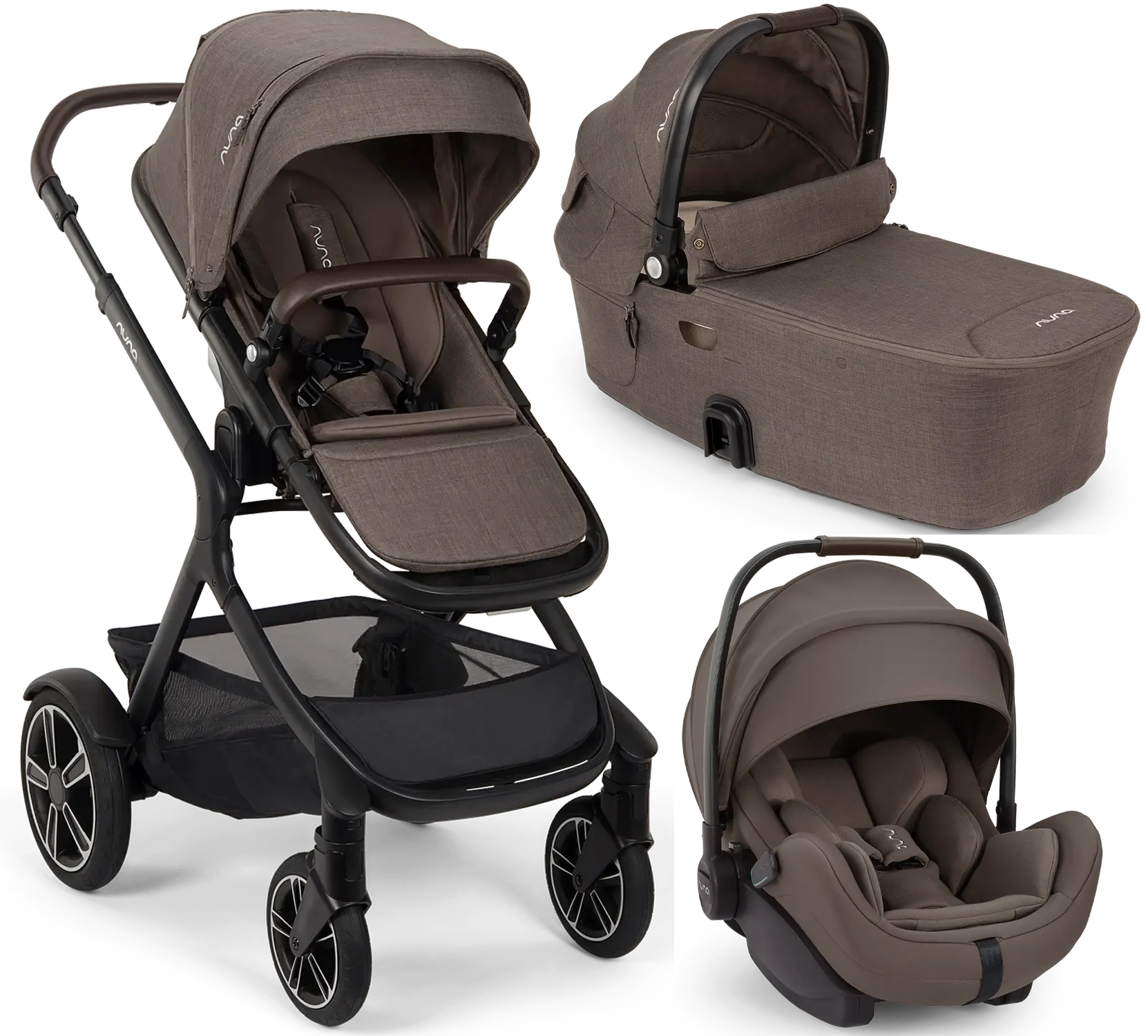 Nuna Demi next pram set brown