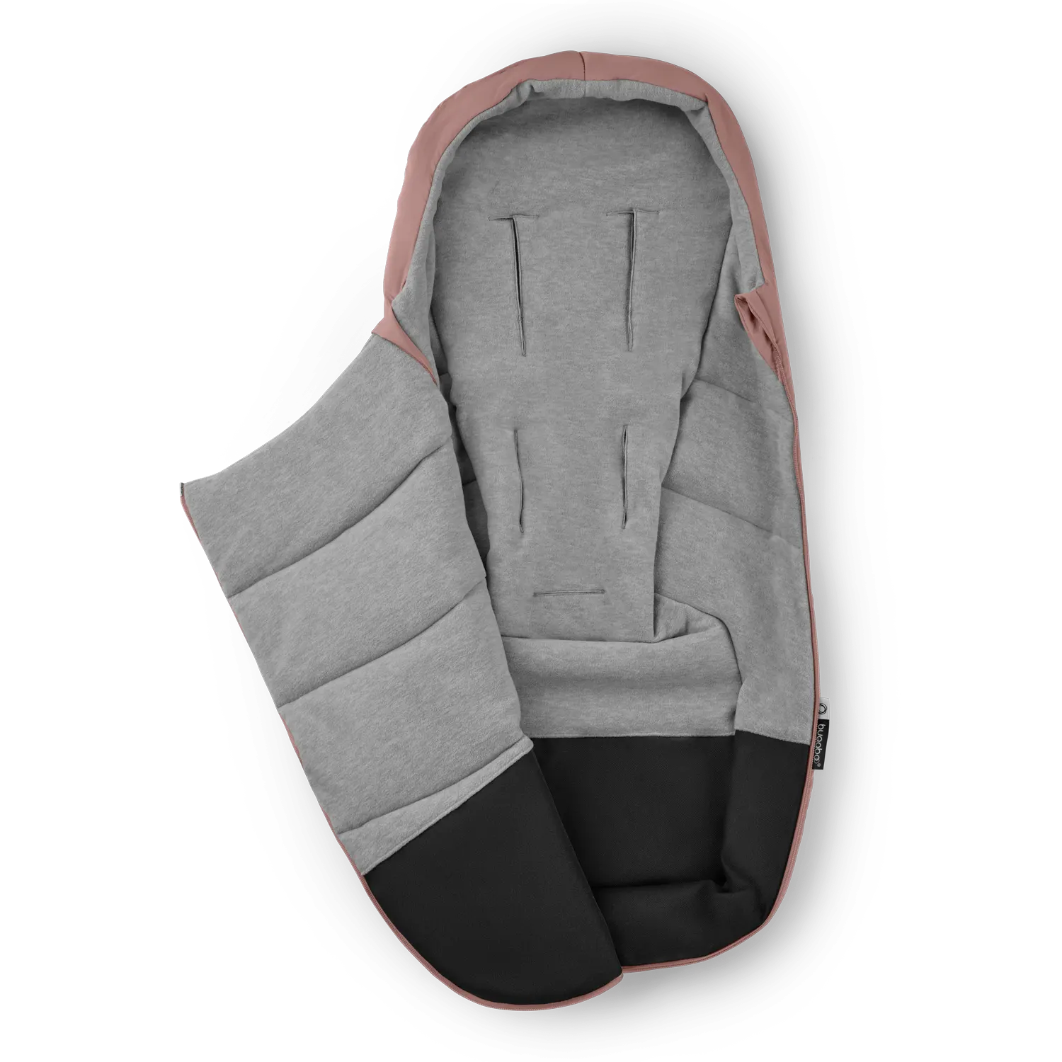 bugaboo fusssack dusty pink offen