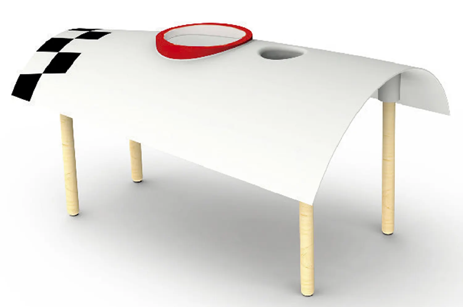 classic world spielzeugrakete wand aufgebaut