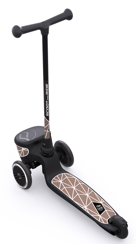 Scoot and Ride HIghwaykick 2 Brown Lines