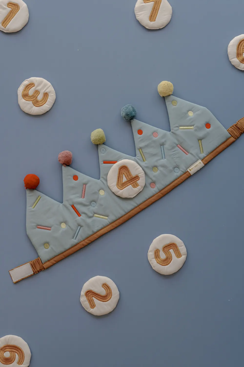 Fabelab Geburtstagskrone Blau Zahlen lifestyle