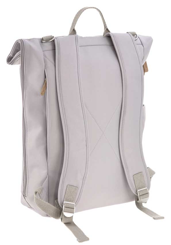 Lässig Wickeltasche Rolltop Grey
