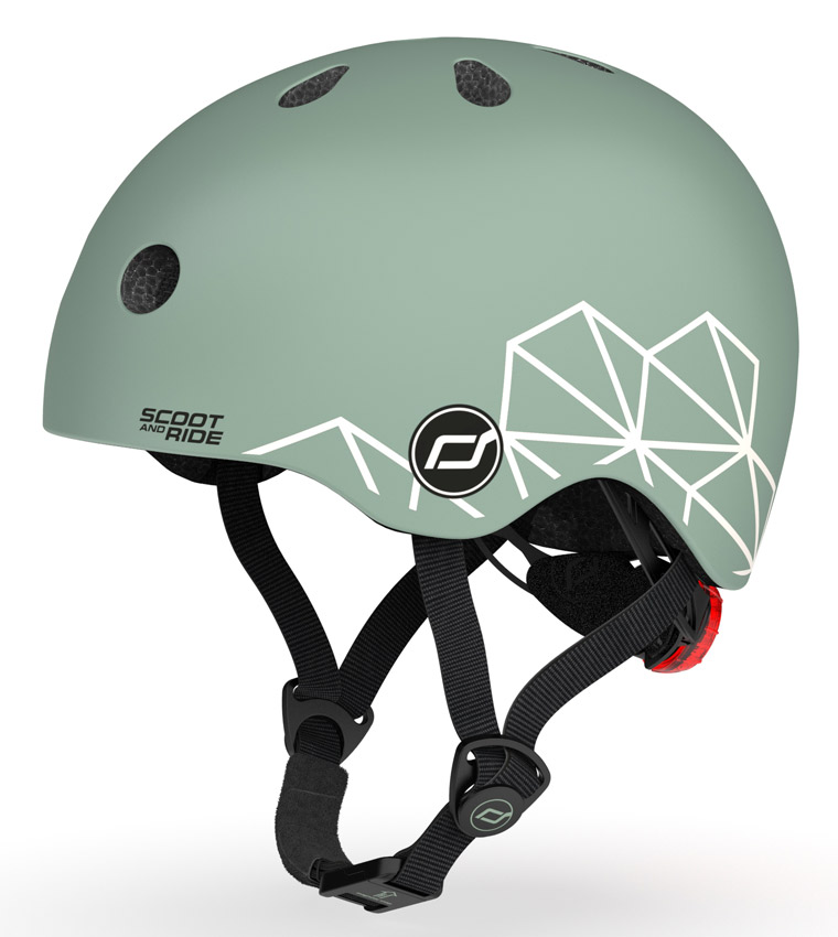 scoot-and-ride-helm-graphics-green-lines-vorschau Scoot and Ride Fahrradhelm Green Lines