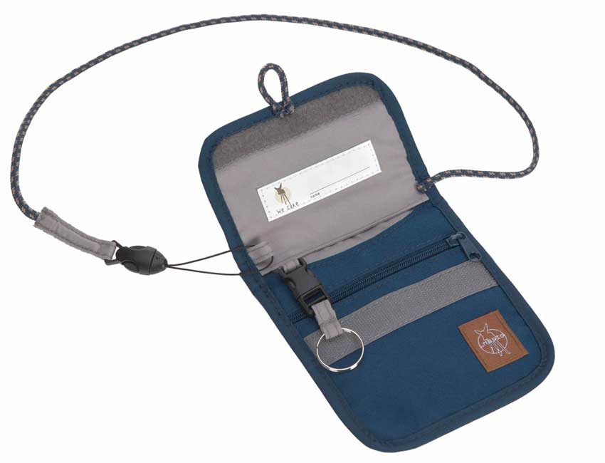 Lassig Schulranzen Set Flexy Unique Navy Geldbörse