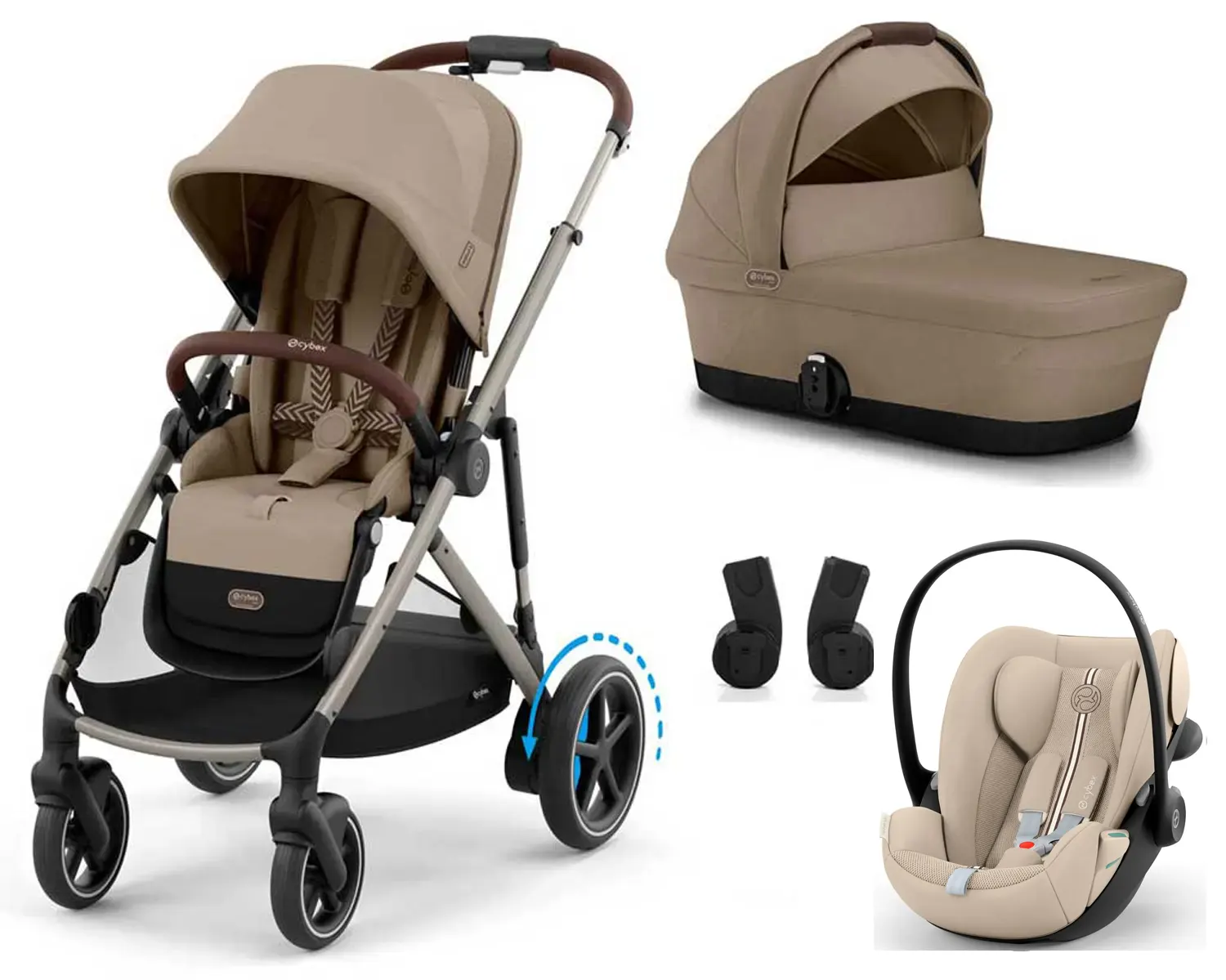 Cybex e-Gazelle Kinderwagen 3-in-1 mit Cloud G3