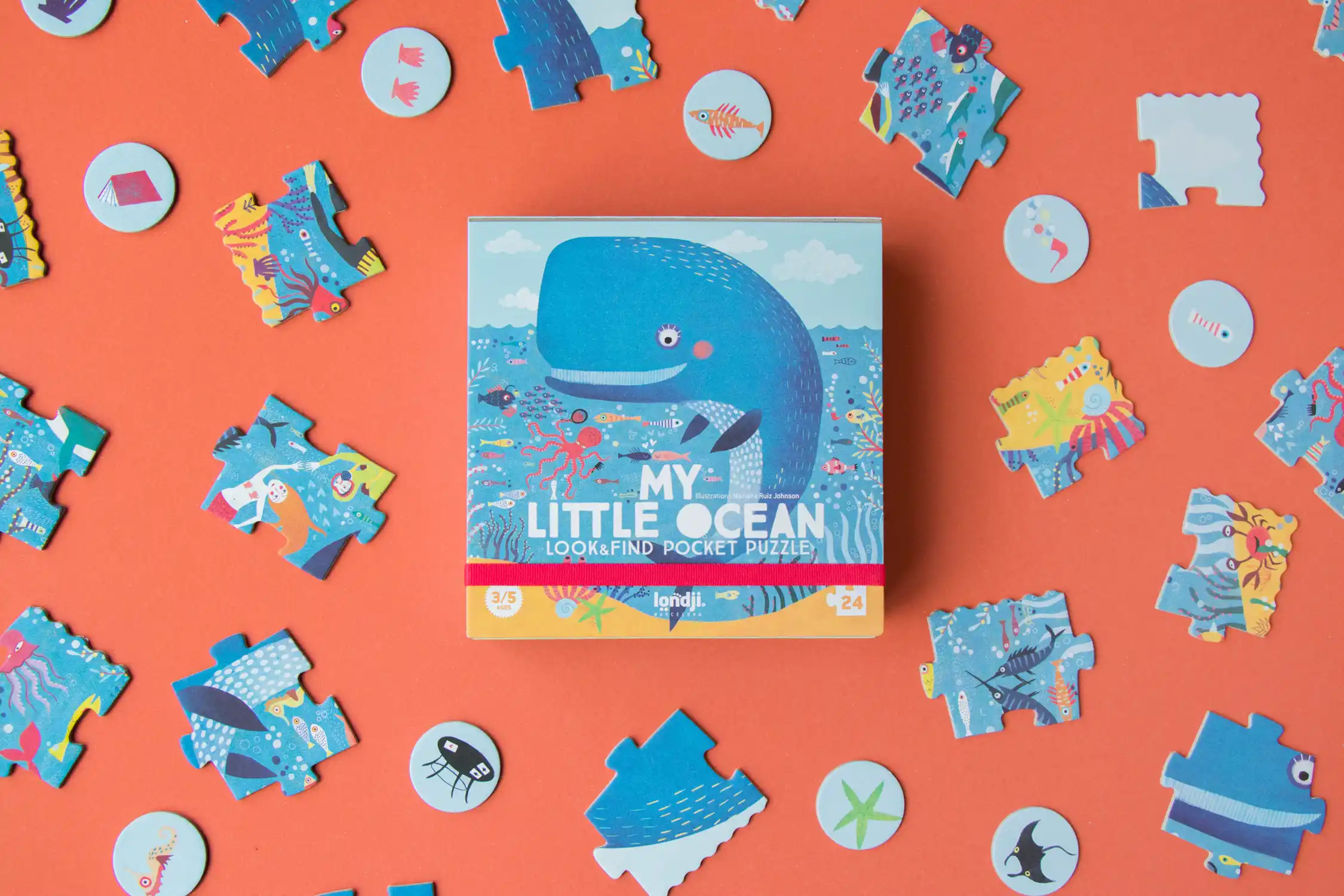Londji Pocket Puzzle - My Little Ocean Londji Pocket Puzzle - My Little Ocean