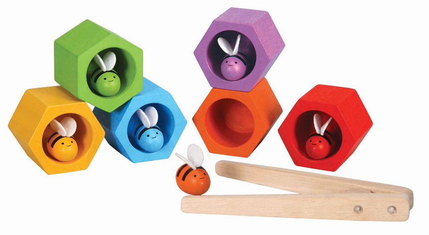 PlanToys Geschicklichkeitsspiel Bienenwaben