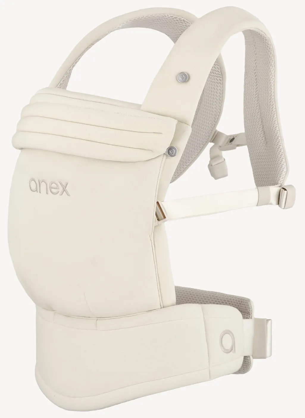 Anex Babytrage Whiz-hug weiß verstellbarer Gurt