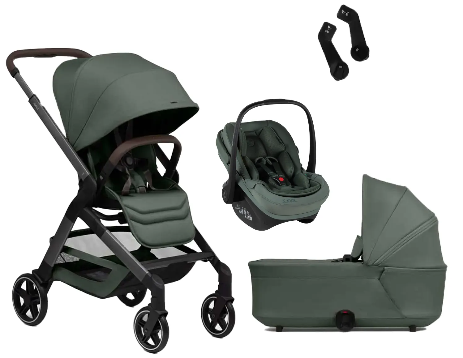 joolz hub 2 kinderwagen 3 1 set slide pro forest green
