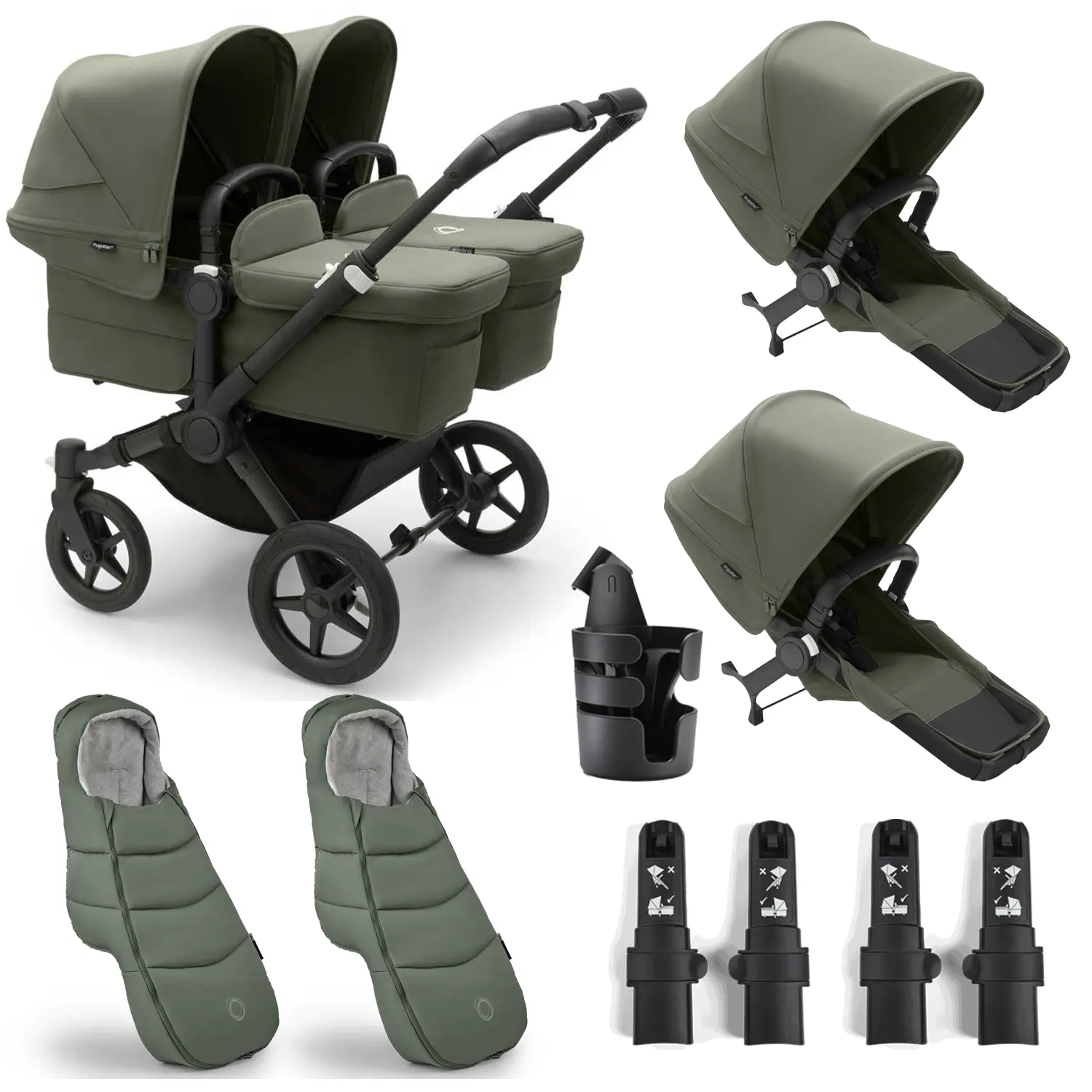 Black / Forest Green