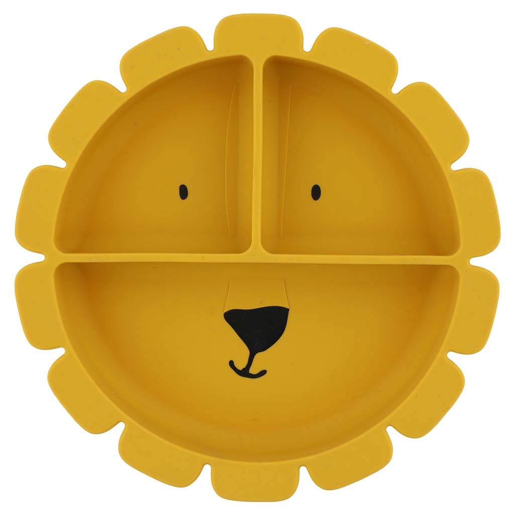 Trixie silicone feeding plate with suction cup Mr Lion