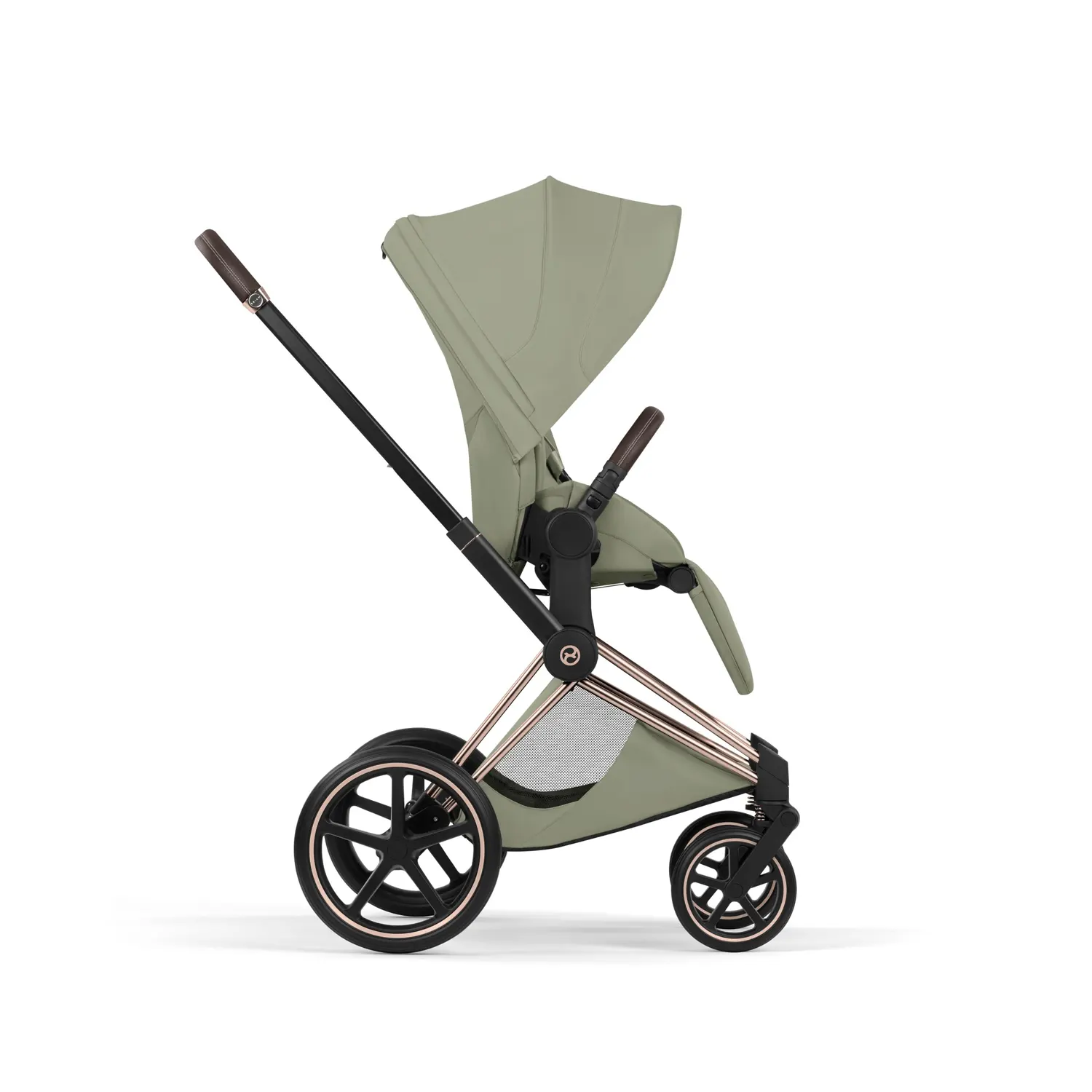 cybex priam style buggy rosegold sage green seite