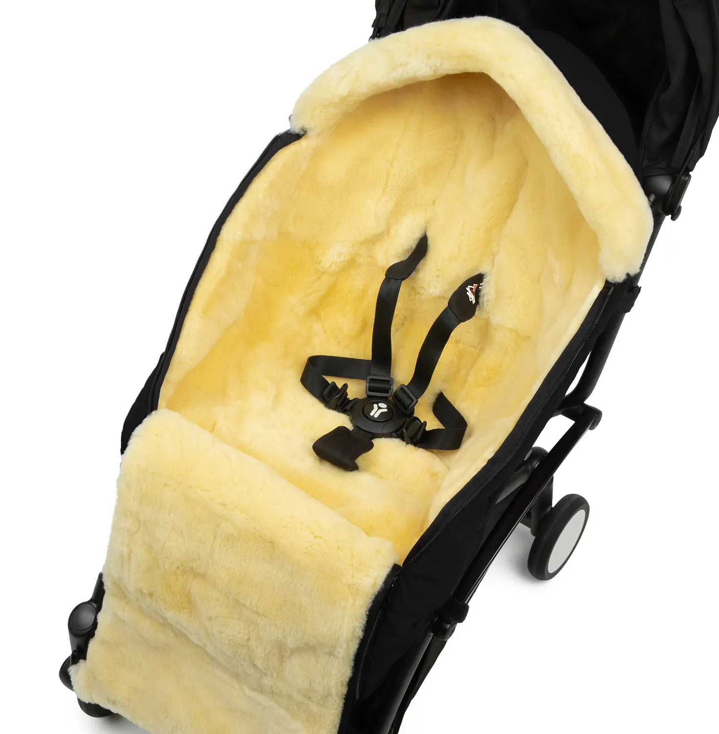 Werner Christ Baby Lammfellfußsack für den Reisebuggy Ladis