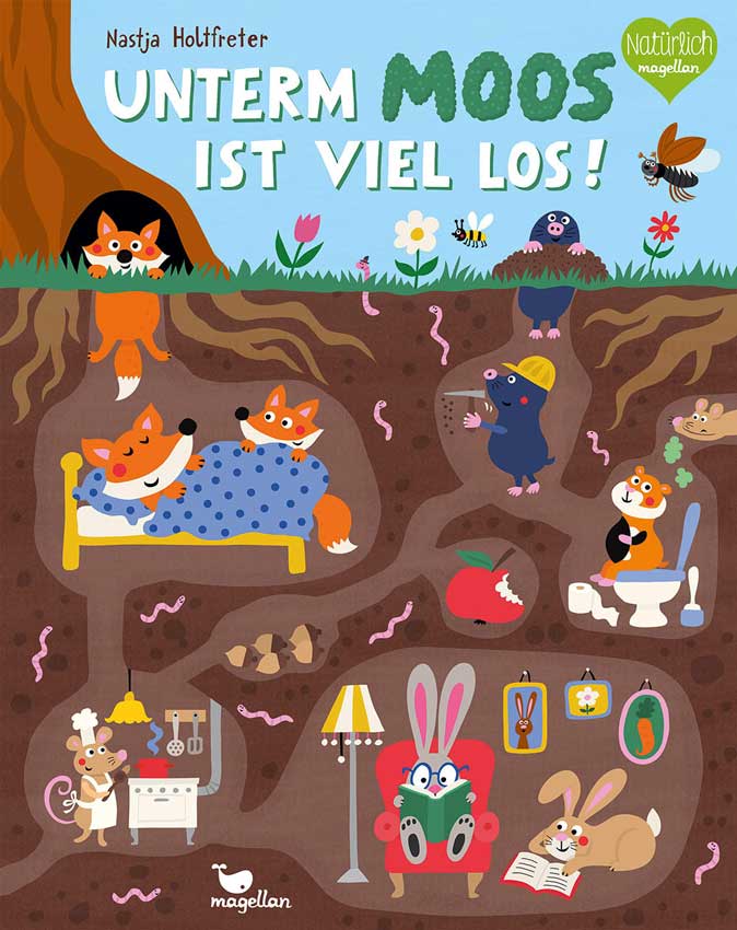 Unterm Moos ist viel los - Kinderbuch