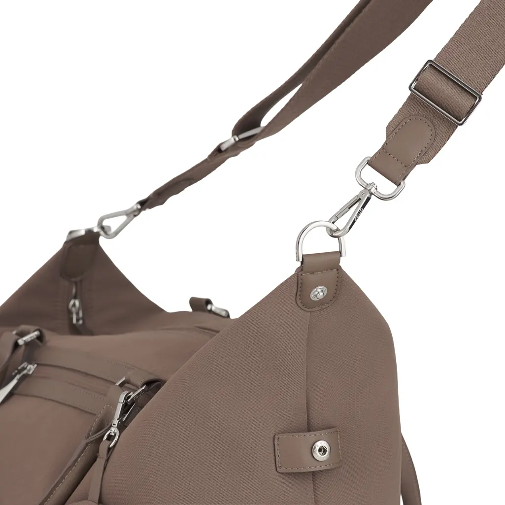 Anex Wickeltasche braun Gurtdetail