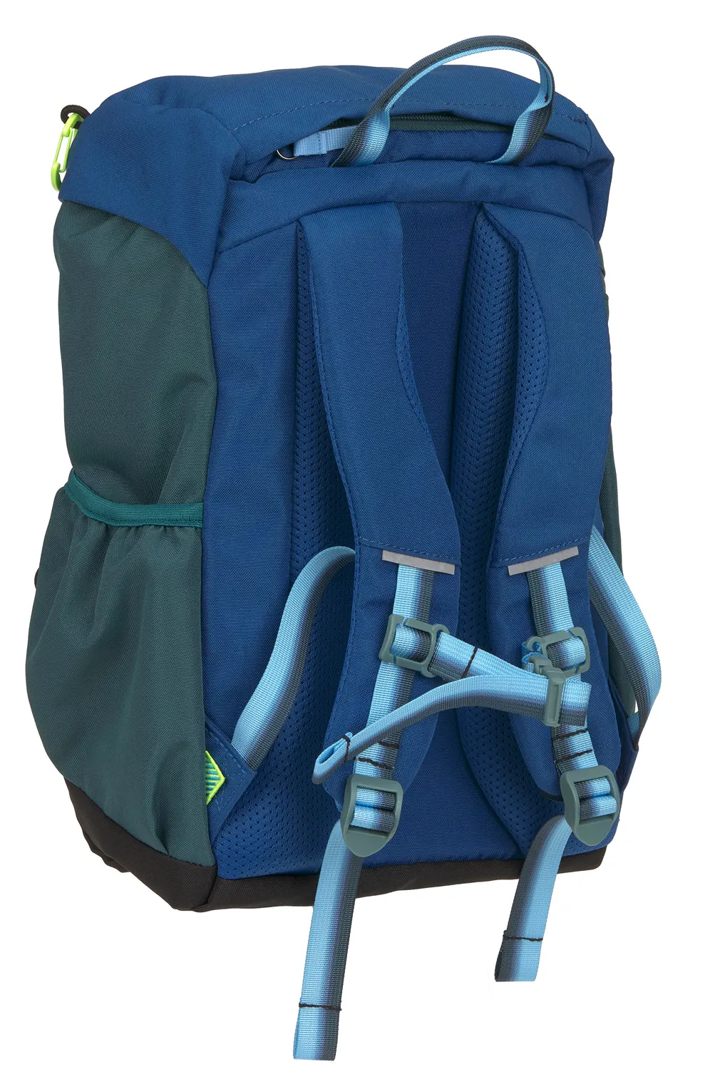 Lässig Kinderrucksack Outdoor Unique Blau Grün Rückseite
