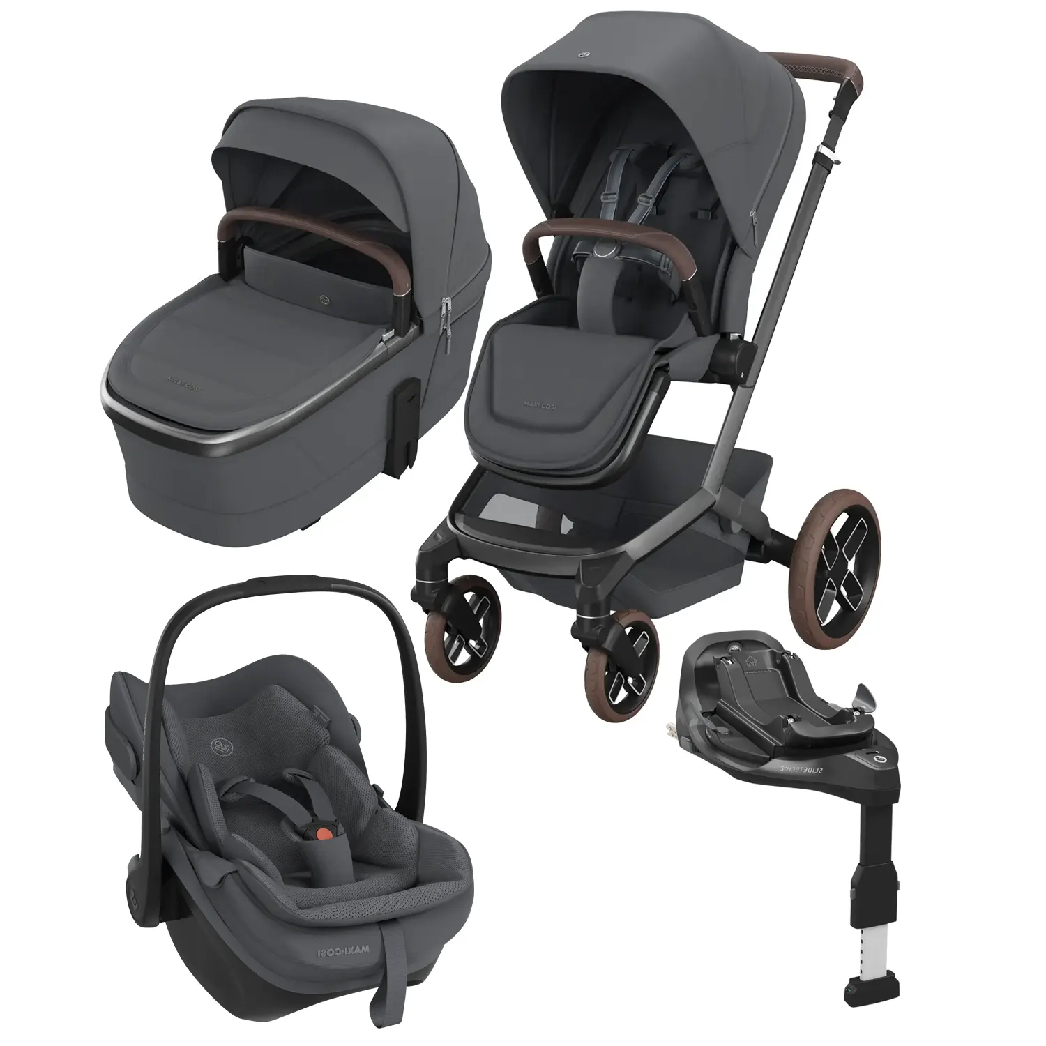 Maxi Cosi Fame + Pebble Slide Pro 4-in-1 Set