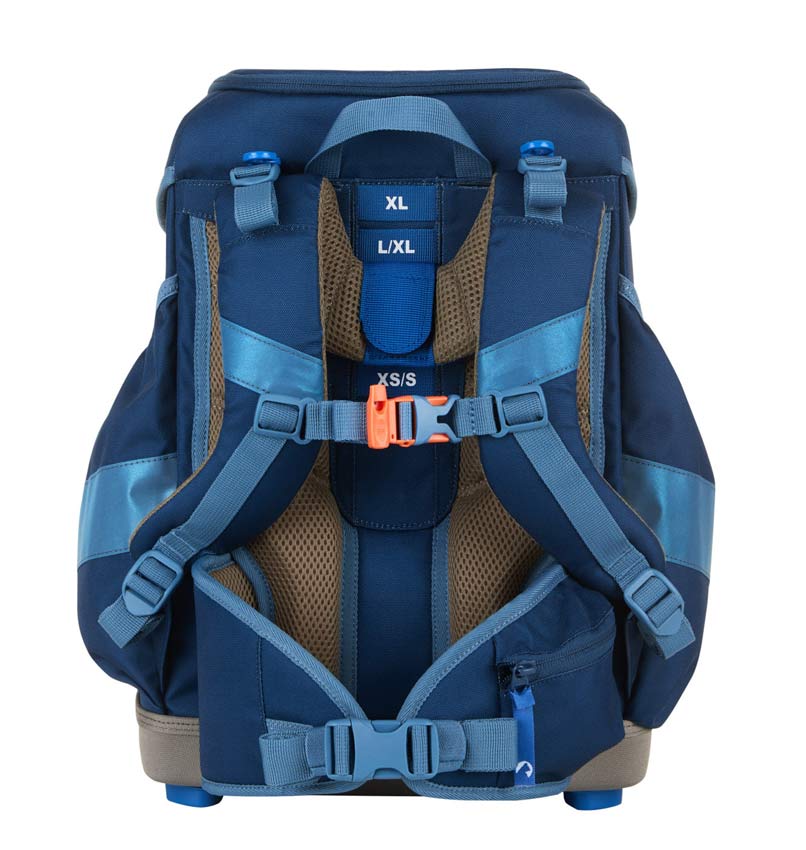 Finkid Schulranzen  Buddy Eko Sport Denim /Dove mitwachsend