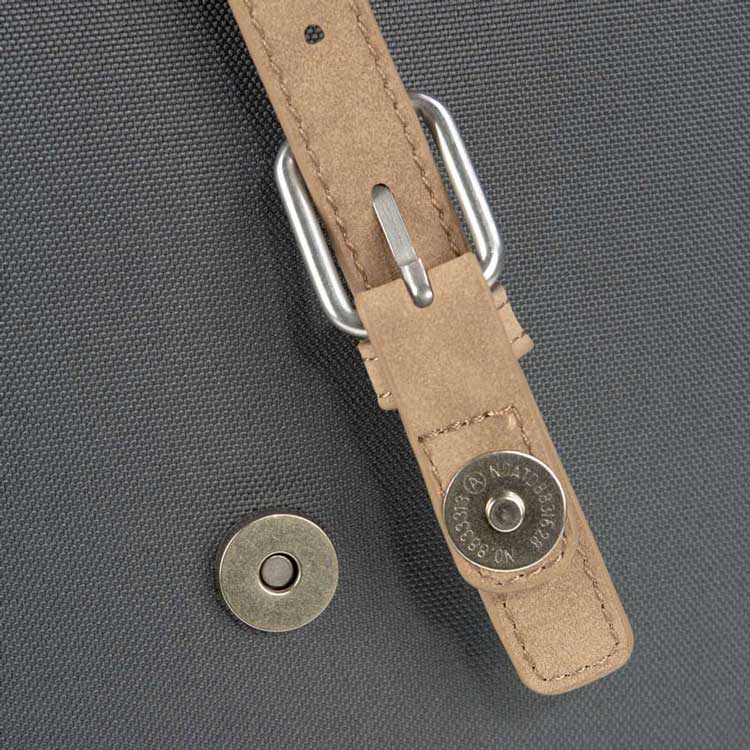 Lässig Wickeltasche Rolltop Anthracite