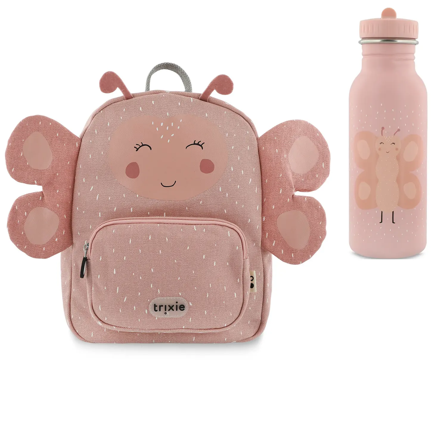Trixie Set Kinderrucksack mit Trinkflasche 500 ml