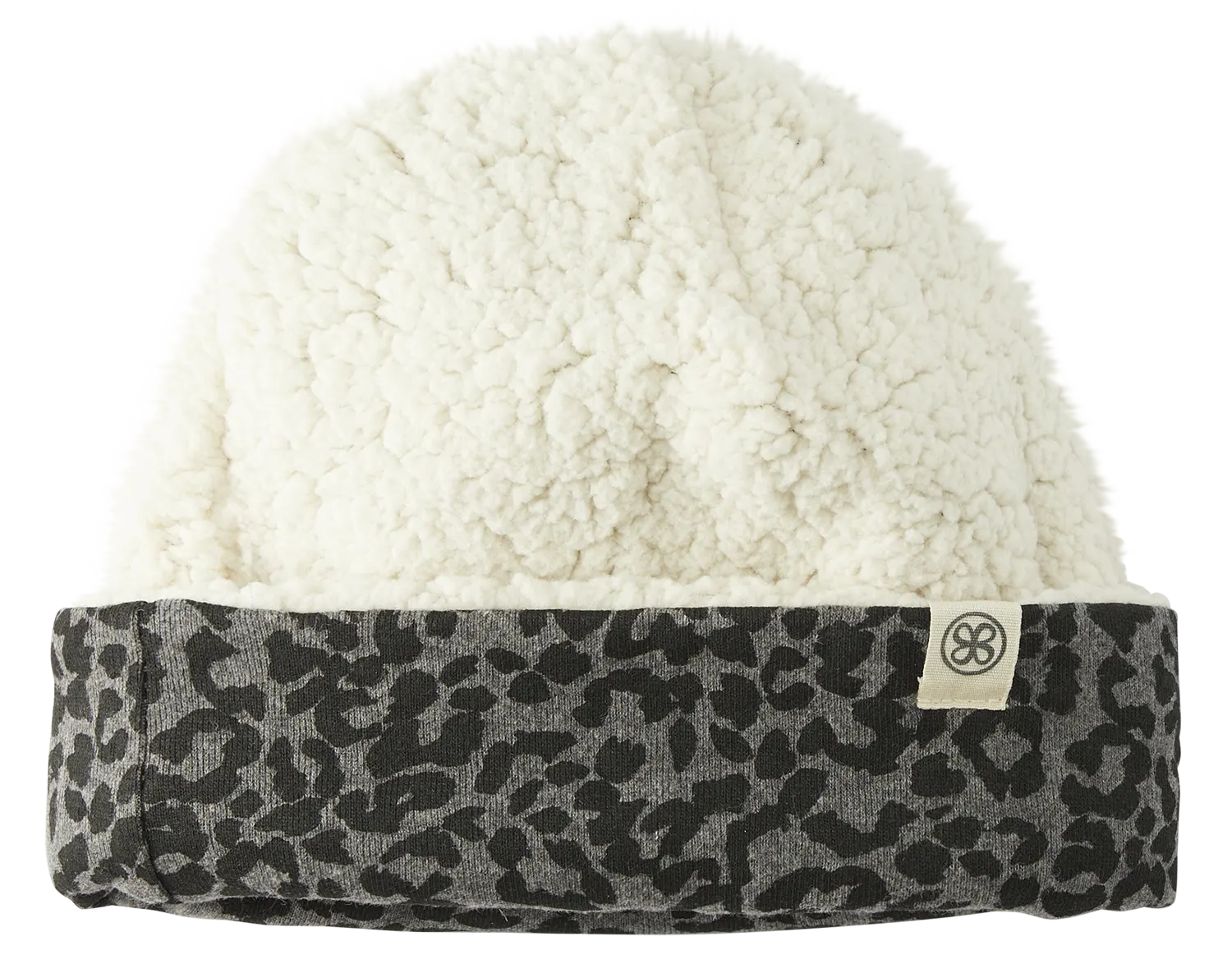 cloby baby hat teddy fur leopard teddy fur