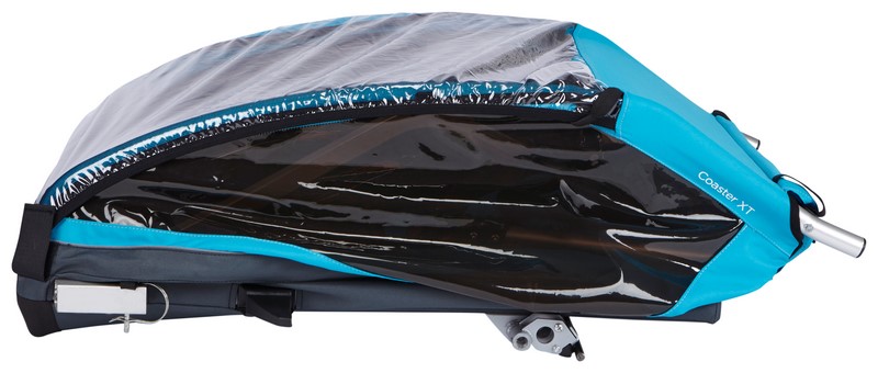 Thule Coaster XT blau platzsparend gefaltet