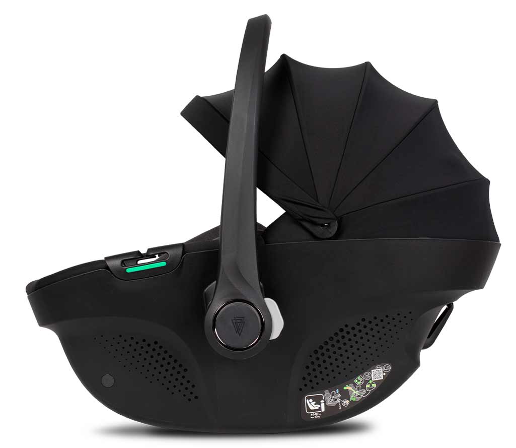 Venicci Tiago baby seat black side
