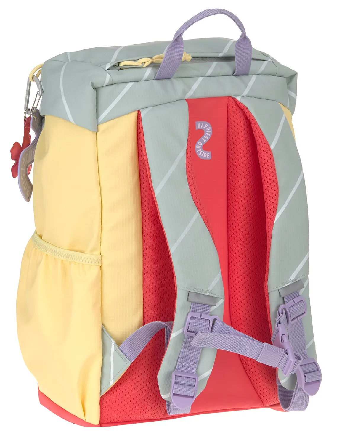 Lässig Kinderrucksack Outdoor Blume Rückseite