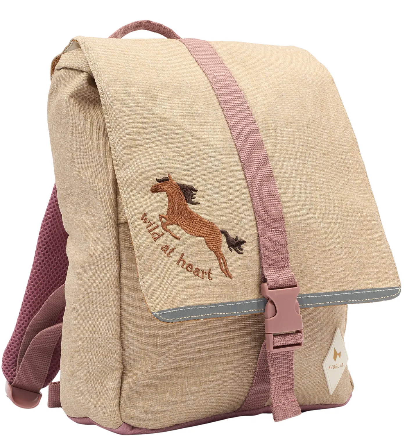 Fabelab Rucksack wild heart seitlich