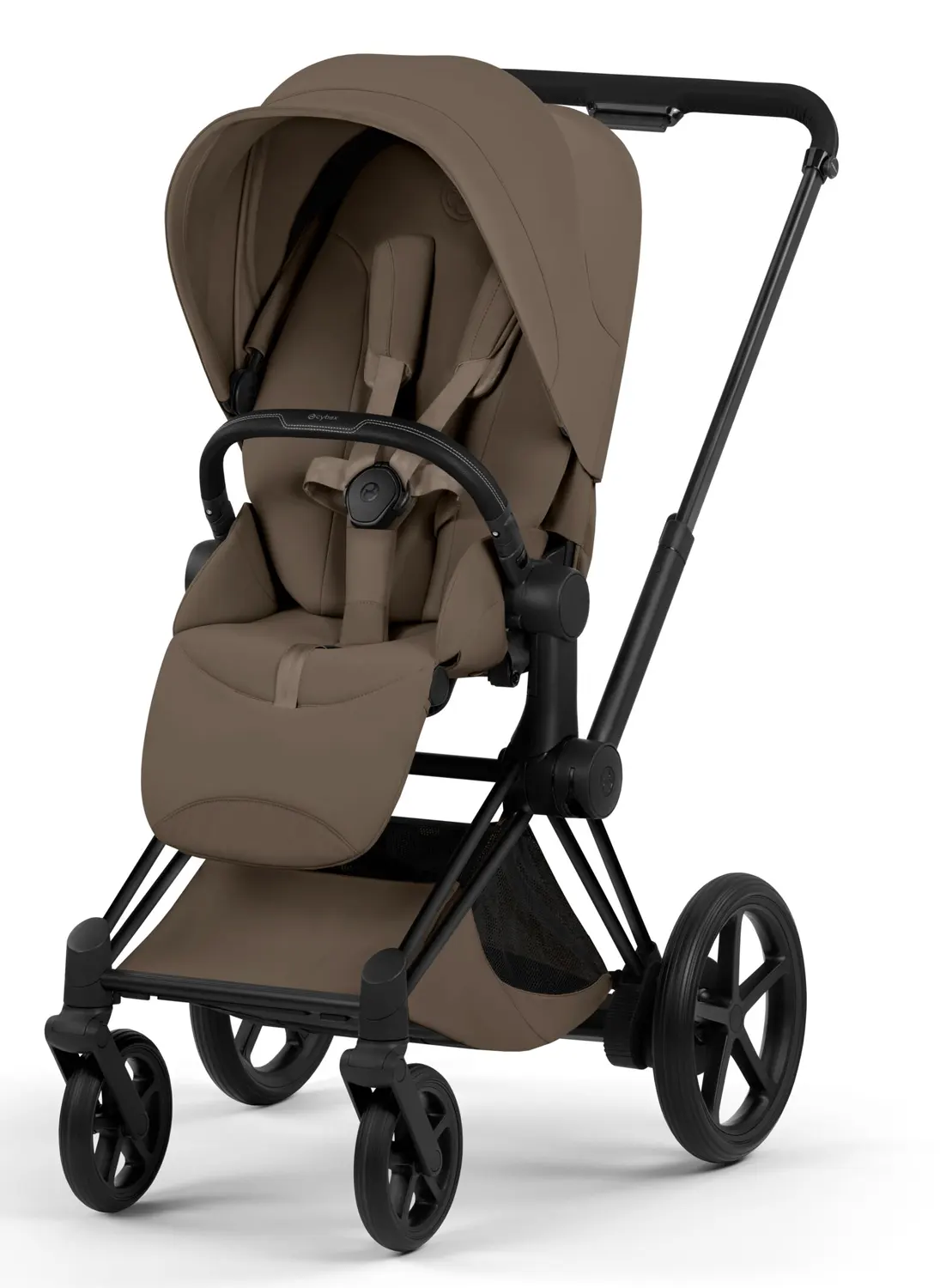 cybex e priam style buggy black coconout brown