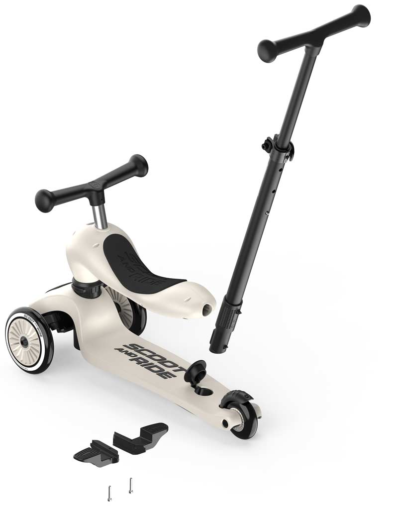 Scoot and Ride Push and Go ash Schiebestange