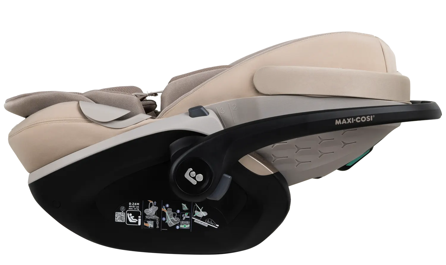joolz maxi cosi pebble slide pro sandy taupe liegen
