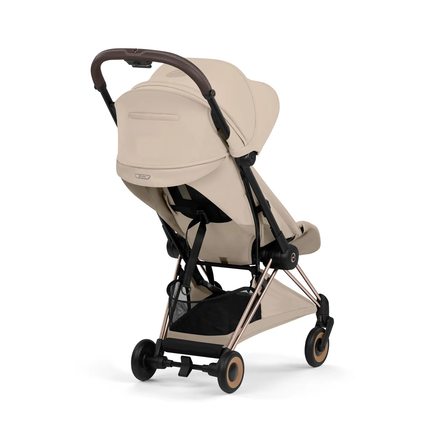 cybex coya style rosegold cozy beige hinten