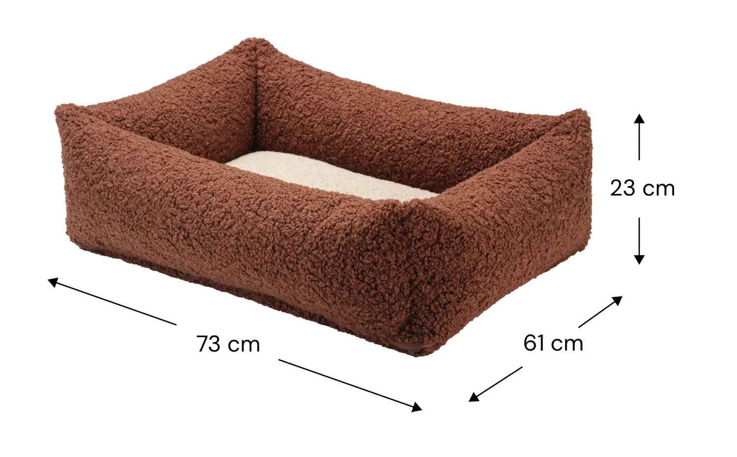 Wigiwama Hundebett Größe M Warm Hazel Maße