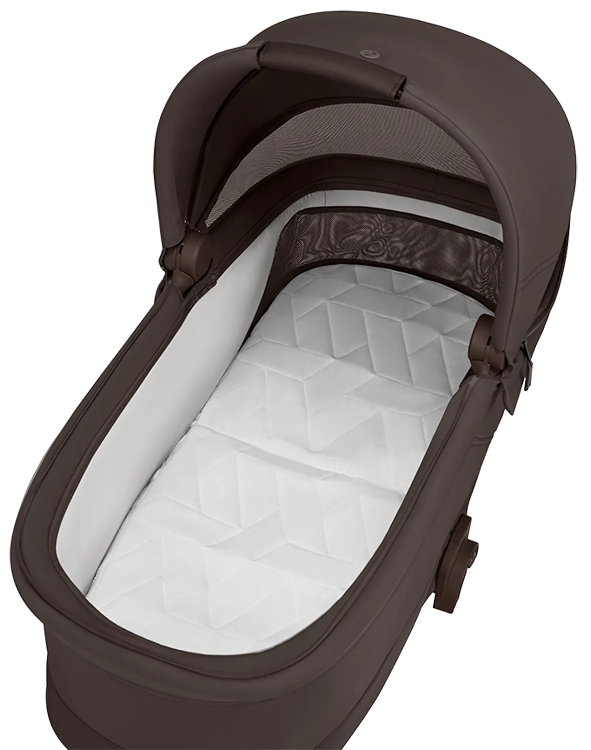 maxicosi babywanne oxford flex espresso brown offen