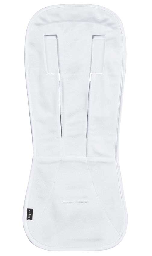 Cybex Sitzauflage für Kinderwagen weiß