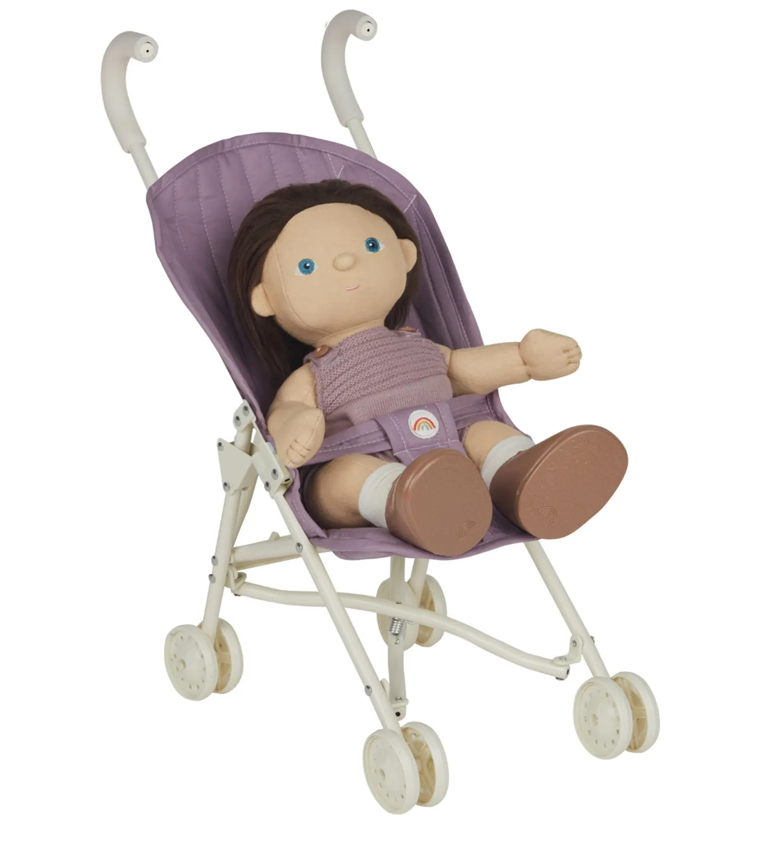 Olli Ella Puppenwagen lavendel mit Puppe