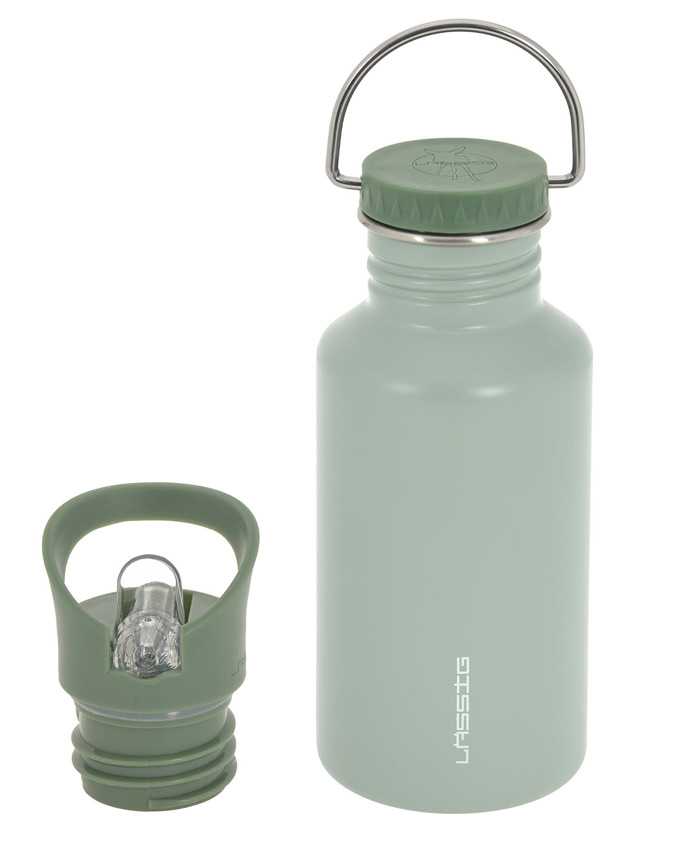 Lässig Trinkflasche Edelstahl Green
