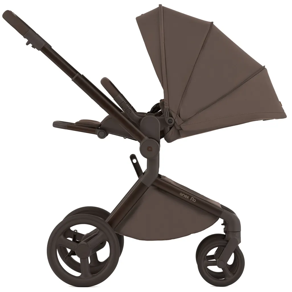 Anex Flo Kinderwagen braun Liegeposition Sitz