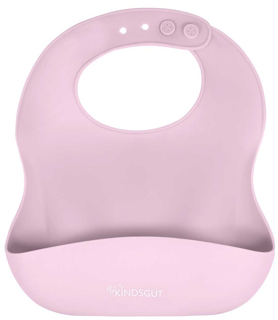Kindsgut Silikon Lätzchen rosa