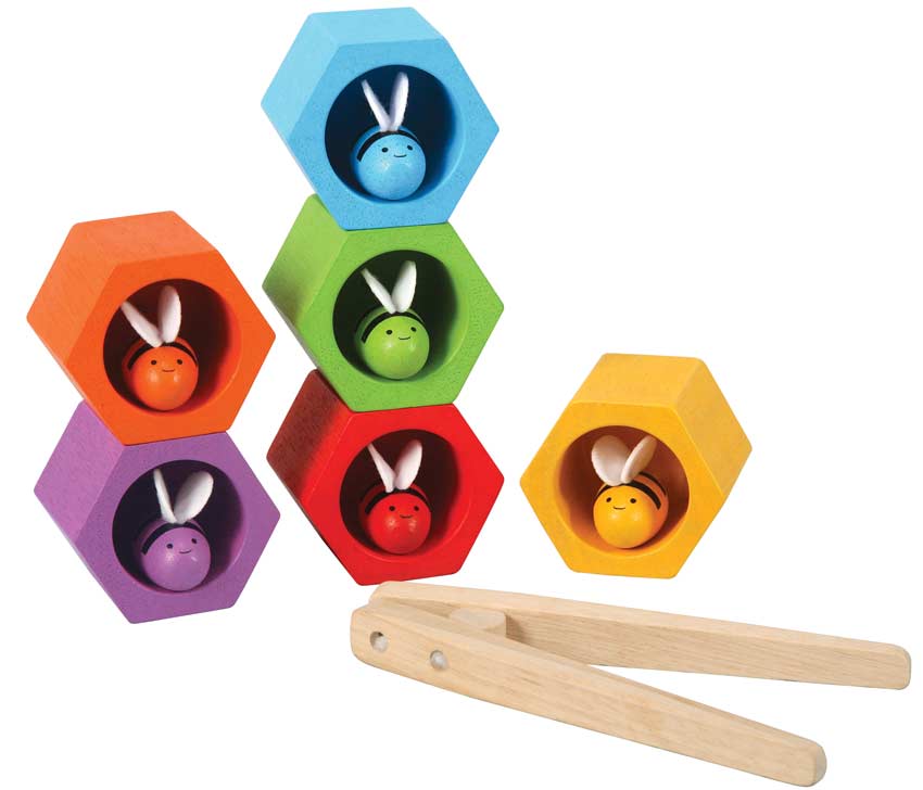 PlanToys Geschicklichkeitsspiel Bienenwaben