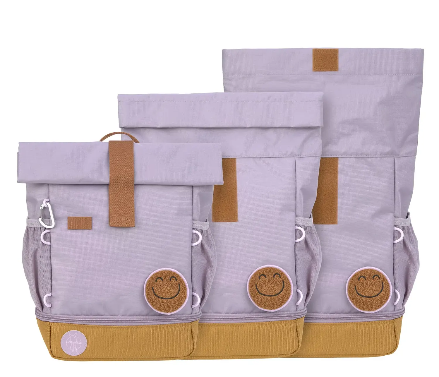 Lässig Kindergartenrucksack Mini Rolltop Lilac Größen