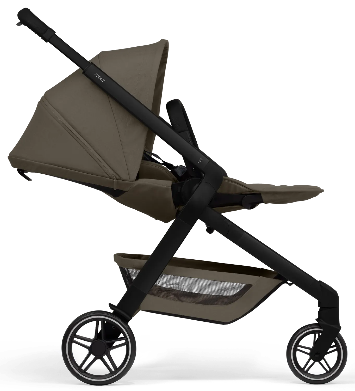 joolz hub 2 buggy hazel brown seite