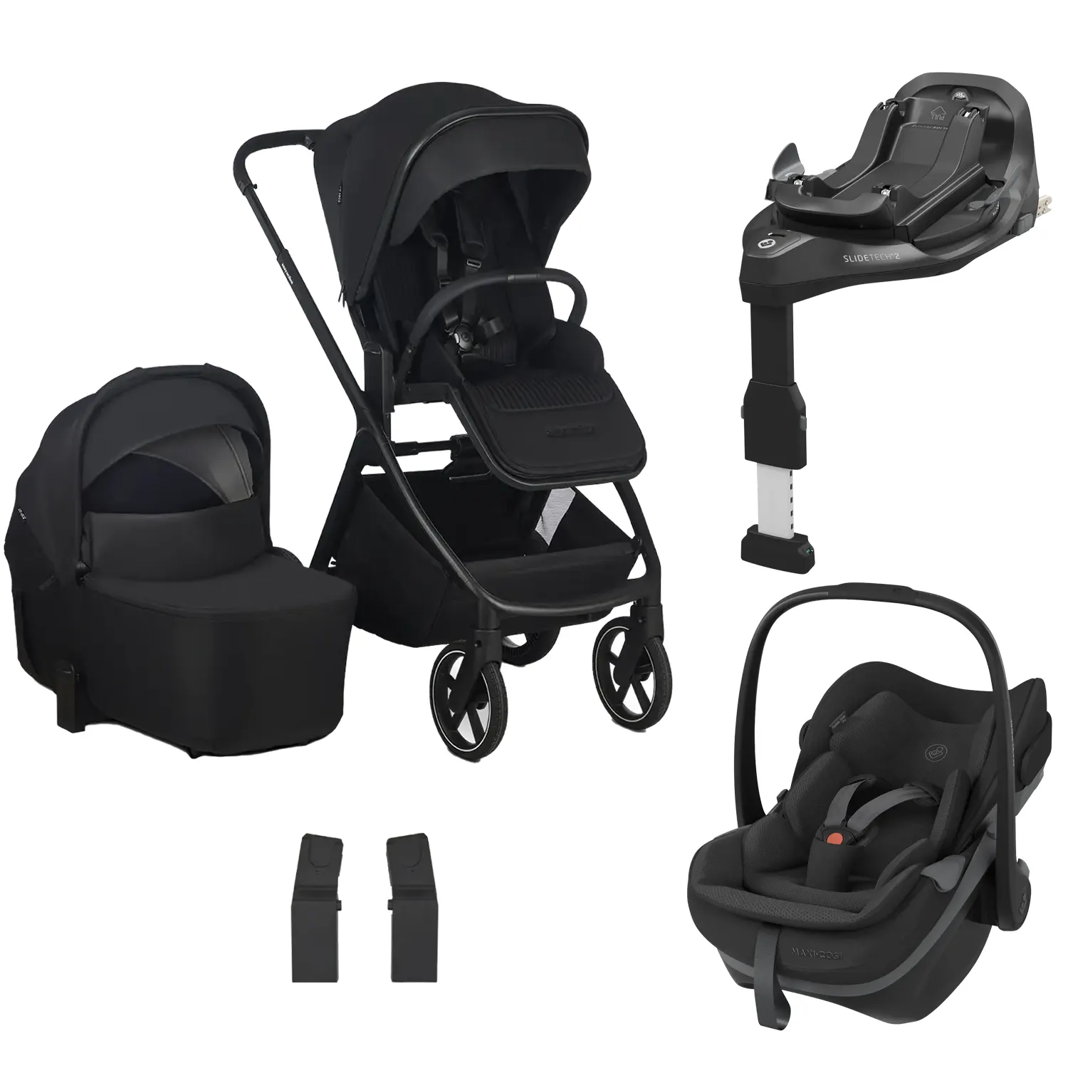 Easywalker Zoey Go Kinderwagen 4-in-1 Set mit Maxi Cosi + Isofix
