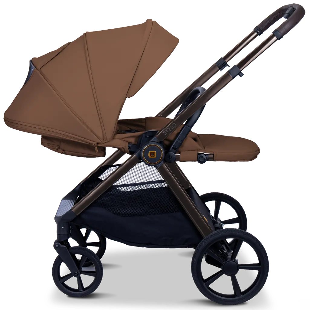 Moon Stylo Kinderwagen Sportsitz braun