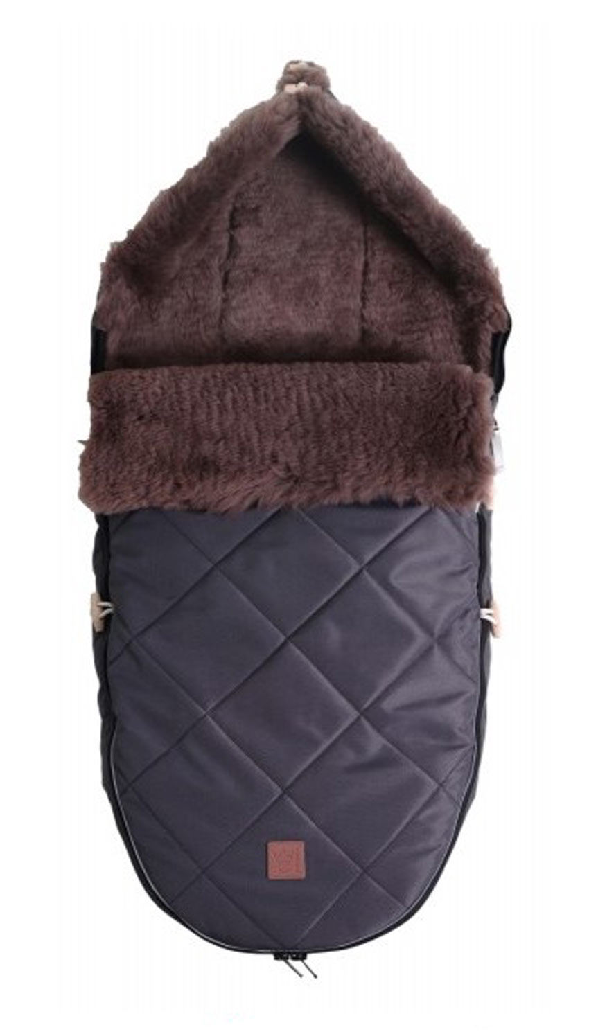 Kaiser Lammfellfußsack Toffee Coffee